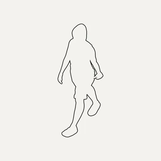 Figures cycling through many poses, isometric views and render styles, including a cyclist and a wheelchair user